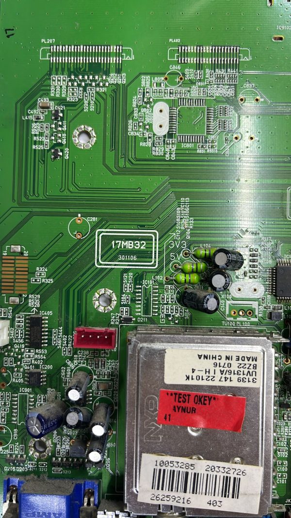 17MB32, 20332726, 301106, 26259214, Main Board, VESTEL  TV Mainboard - Görsel 2