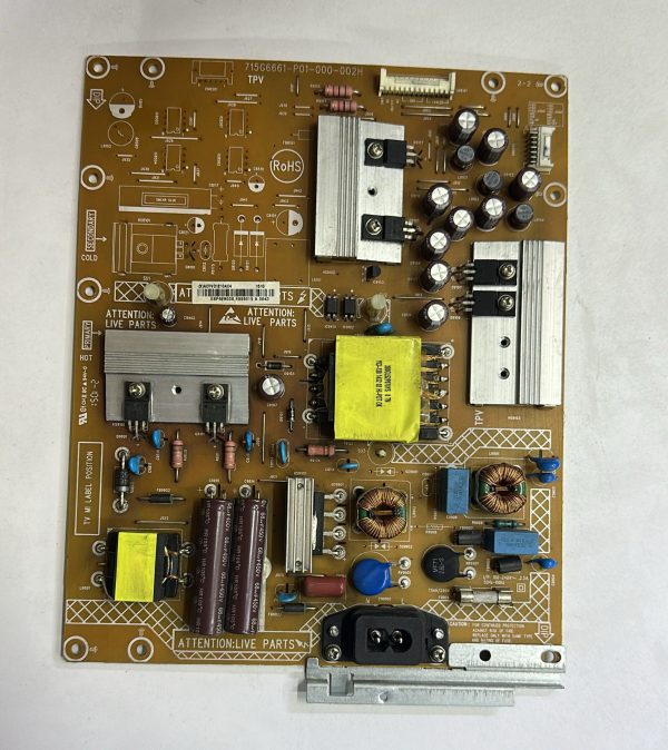 715G6661-P01-000-002H, ADTVD1210AC4, ESP62800X, PHILIPS,Power Board, Besleme